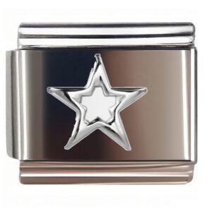 Nested Star Italian Charms Bracelet