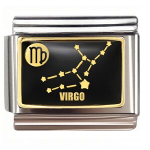 Virgo Constellation Zodiac Sign Italian Charms Bracelet