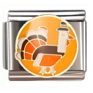 Geometric Pilgrim Turkey Italian Charms Bracelet