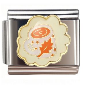 Thanksgiving Maple Hot Drink Italian Charms Bracelet