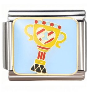 1st Place Trophy Italian Charms Bracelet