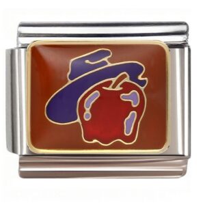 Witch Hat Apple Italian Charms Bracelet