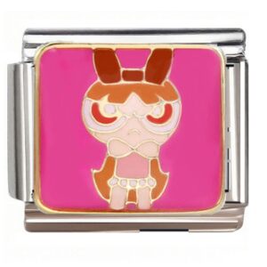 Angry Bunny Halloween Character Italian Charms Bracelet