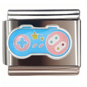 Star Game Controller Italian Charms Bracelet
