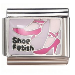 Shoe Fetish Pink Heels Italian Charms Bracelet