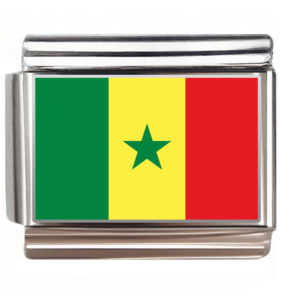 Flag of Senegal,fit 9mm Italian Charm Bracelet
