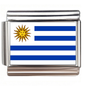 Flag of Uruguay,fit 9mm Italian Charm Bracelet