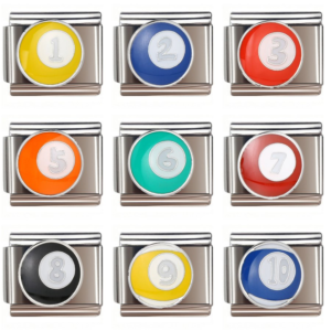 1-15 colored billiard balls