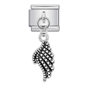 Angel wings Italian Charms Bracelet