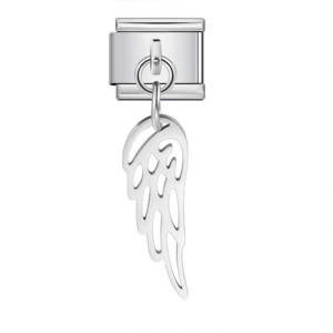 Angel wings Italian Charms Bracelet