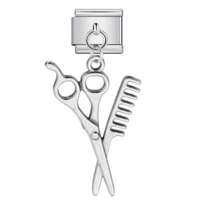 Scissors Italian Charms Bracelet