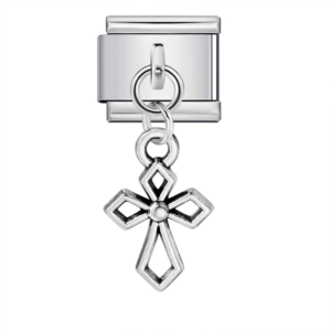 Cross Italian Charms Bracelet
