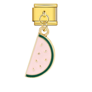 Pink Watermelon Slice Pendant