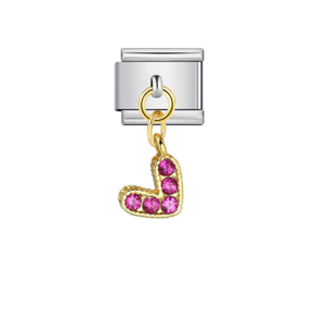 Pink Letter J Pendant