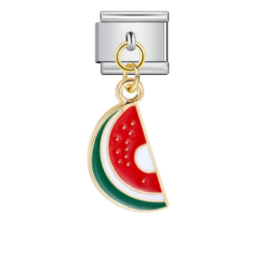 Layered Watermelon Wedge Pendant