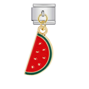 Red Watermelon Slice Pendant