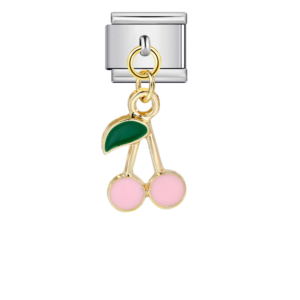 Pink Cherry Pair Pendant