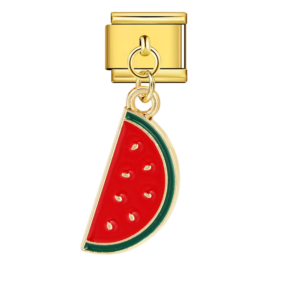 Red Watermelon Slice Pendant