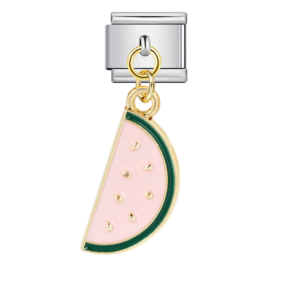 Pink Watermelon Slice Pendant