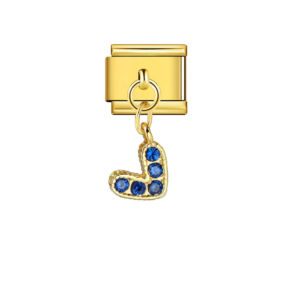 Blue Accent J Pendant