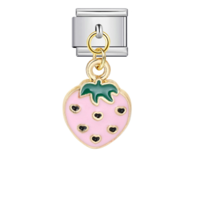 Pink Strawberry Pendant
