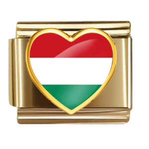 Hungary Flag Heart