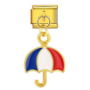 Red White Blue Umbrella Pendant
