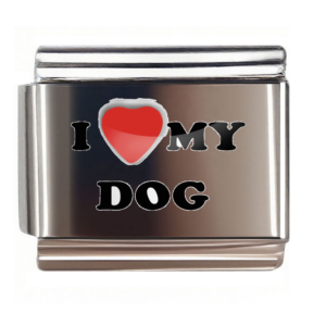 Reflective Panel I Love My Dog
