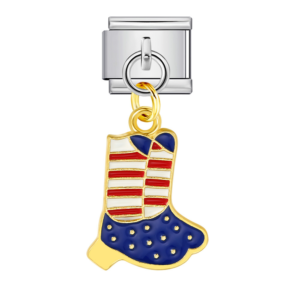Patriotic Stocking Pendant