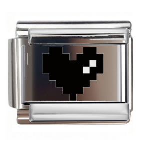 Pixel Black Heart
