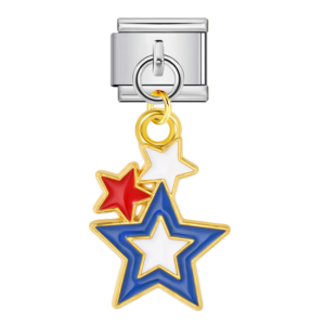 Patriotic Star Cluster Pendant