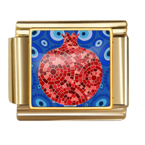 Red Mosaic Pomegranate