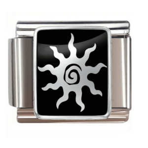 Silver Spiral Sun