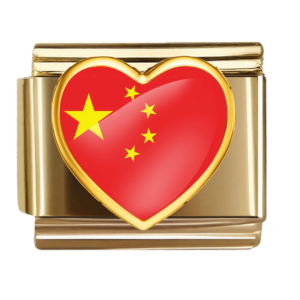 China Flag Heart