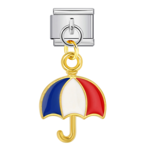 Red White Blue Umbrella Pendant