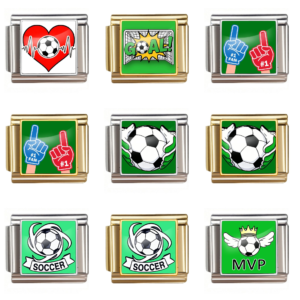 Soccer Fan Enamel