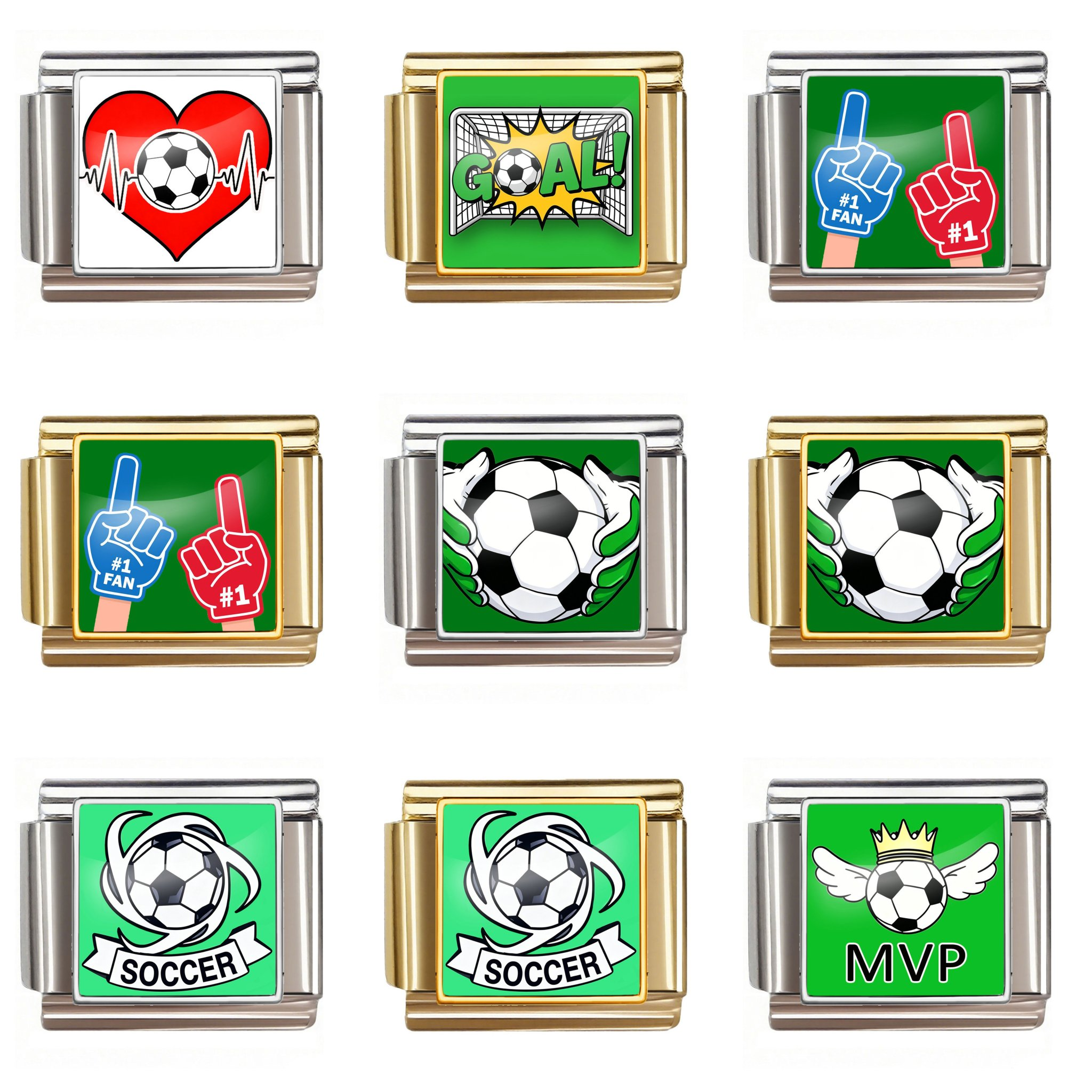 Soccer Fan Enamel