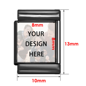Black-Tone Blank Square Custom Photo Frame