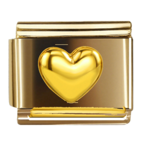 Smooth Gold Heart