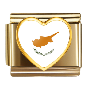 Cyprus Flag Heart