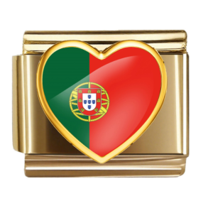 Portugal Flag Heart