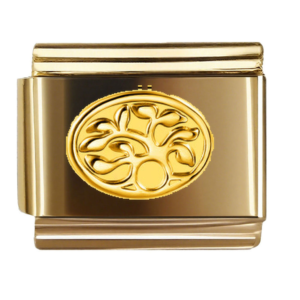 Gold Tree Medallion