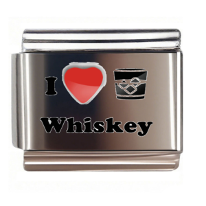 I Love Whiskey Glass