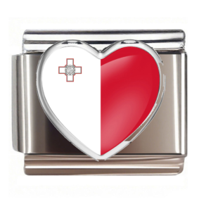 Malta Flag Heart