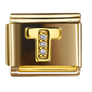 Gold Letter T Accent