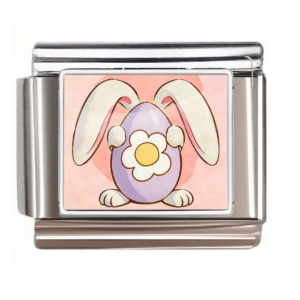 Bunny with Daisy Easter Egg Link