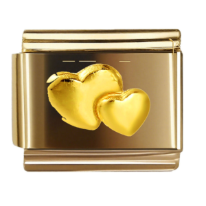 NOOFNO Italian Charm Bracelet Stainless Steel Gold Single Charm ICY1367