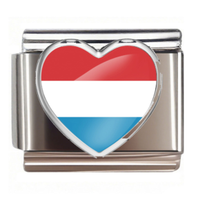 Luxembourg Flag Heart