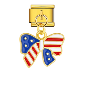 Patriotic Bow Pendant