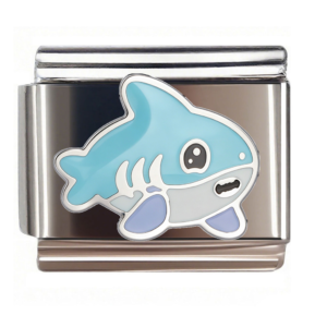Baby Blue Cartoon Shark